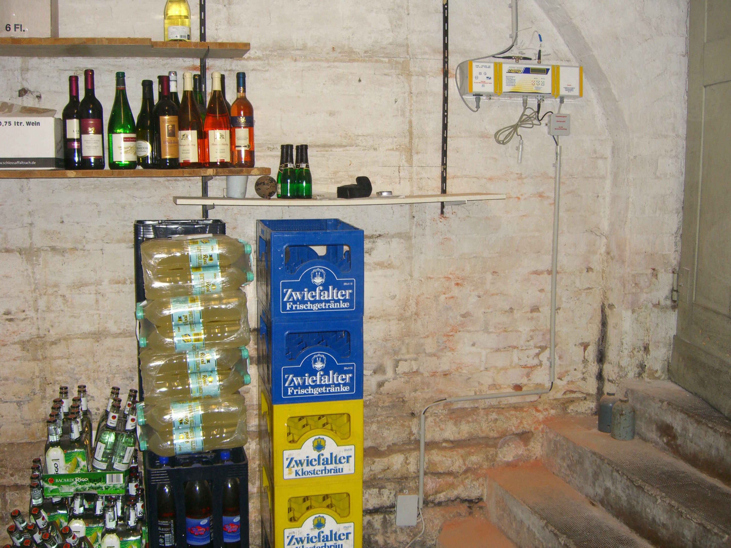 Anlage im Getränkekeller
